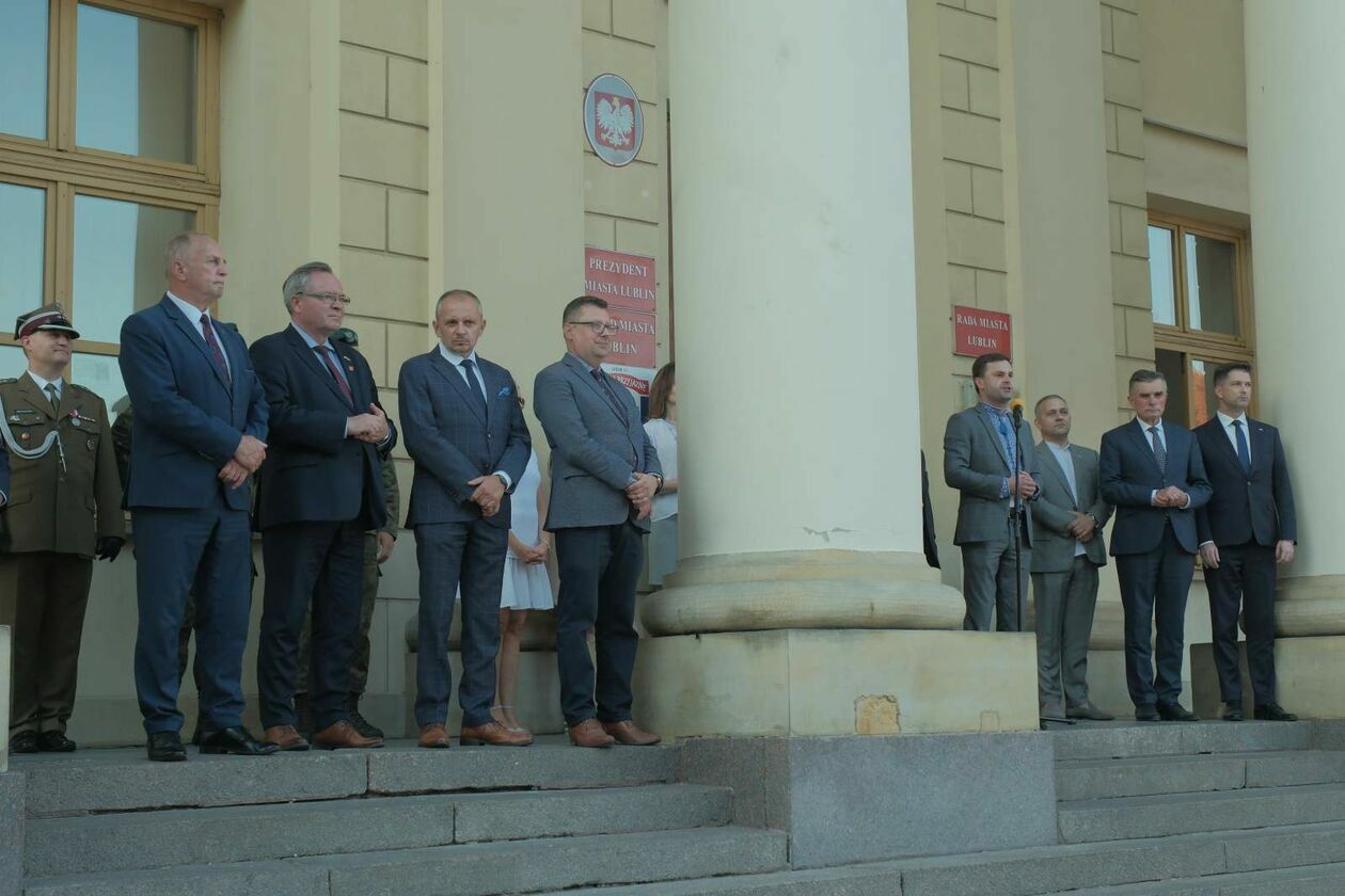  Obchody Dnia Niepodległości Ukrainy w Lublinie (zdjęcie 28) - Autor: DW