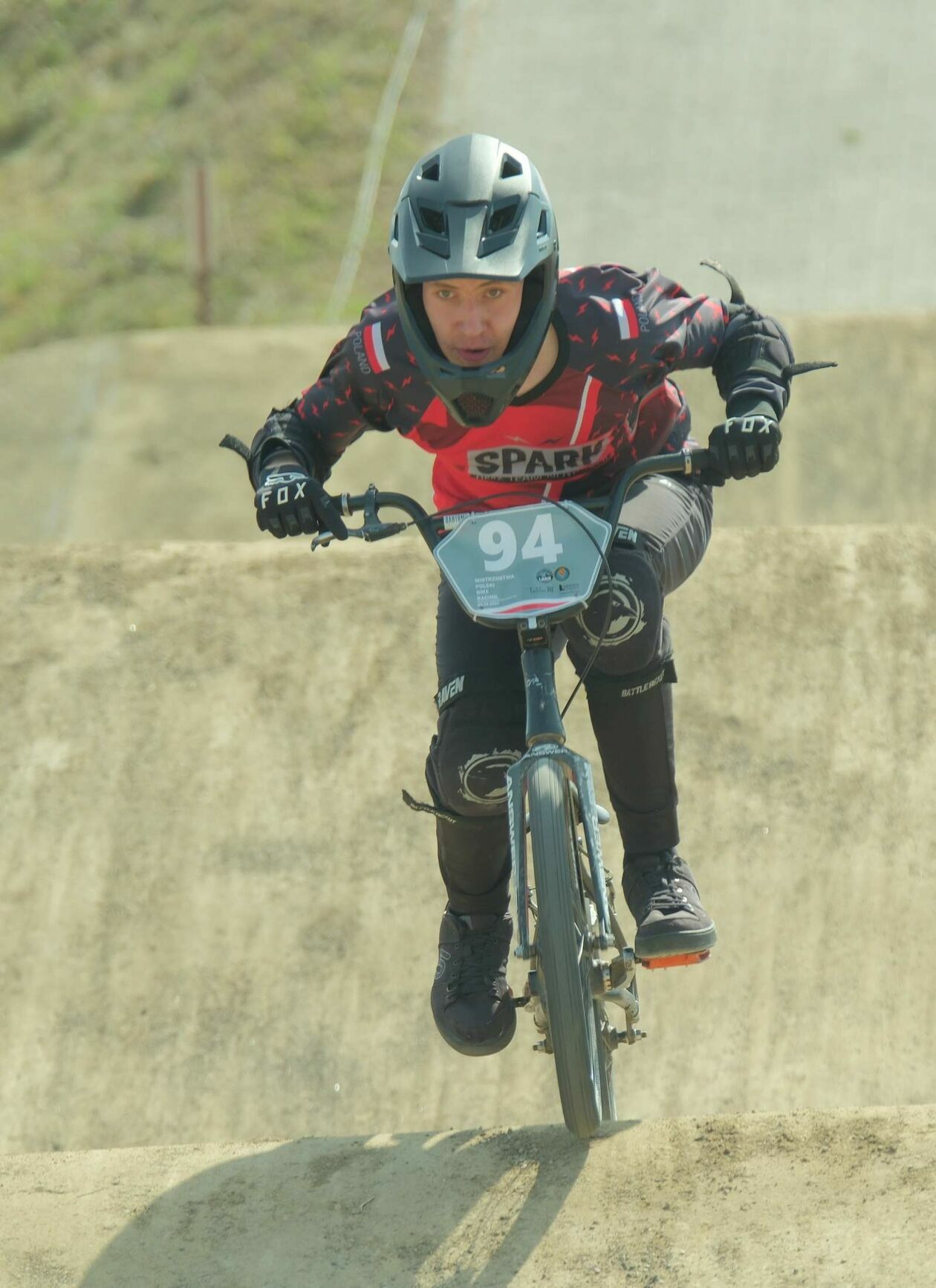   Mistrzostwa Polski BMX Racing w lubelskim bikeparku przy ul. Janowskiej 74 (zdjęcie 25) - Autor: DW