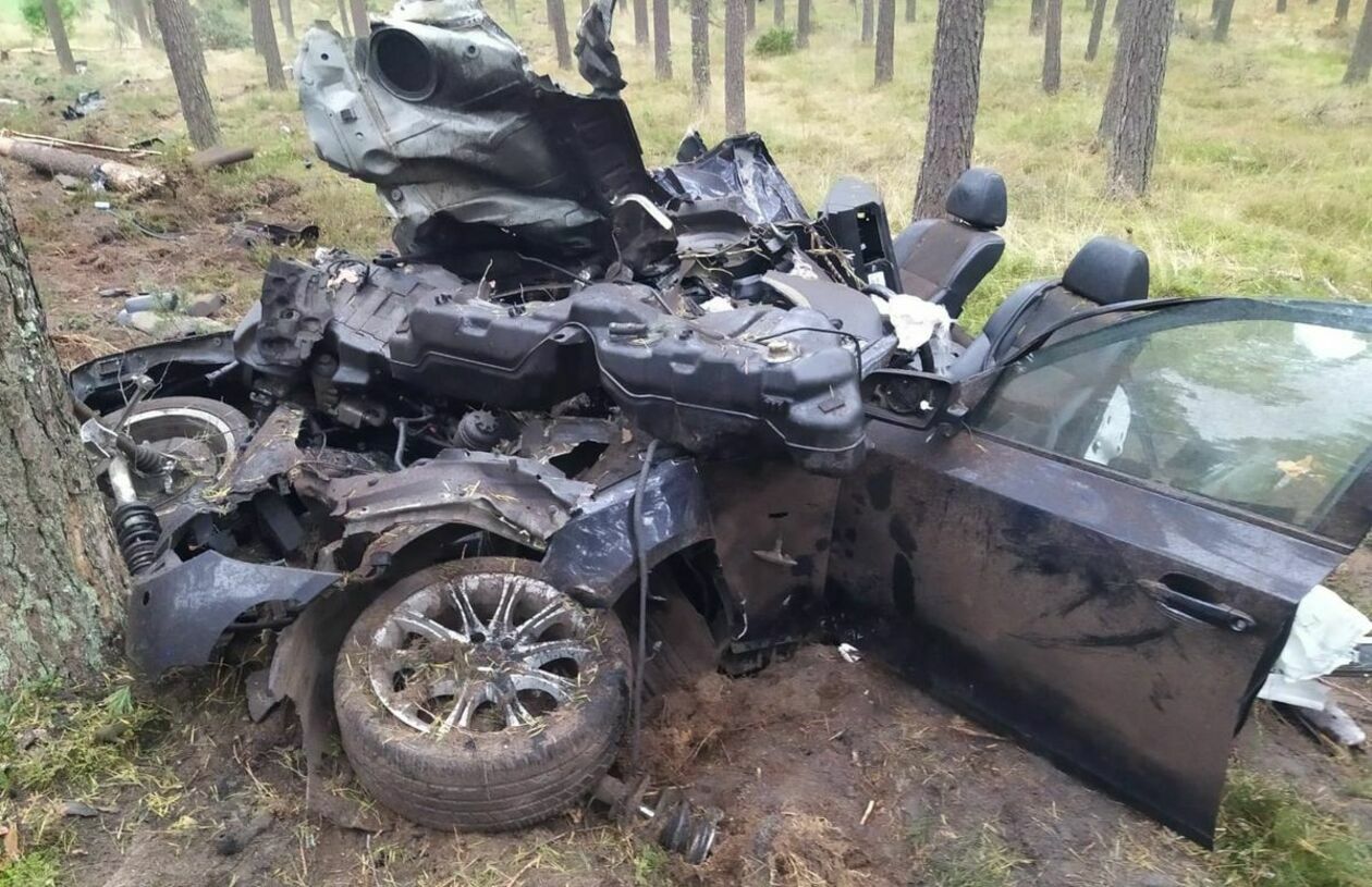  Wypadek w powiecie biłgorajskim (zdjęcie 3) - Autor: Policja Lubelska