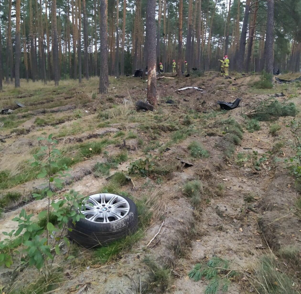  Wypadek w powiecie biłgorajskim (zdjęcie 4) - Autor: Policja Lubelska