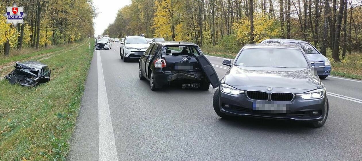  Wypadki na drodze (zdjęcie 1) - Autor: KWP Lublin