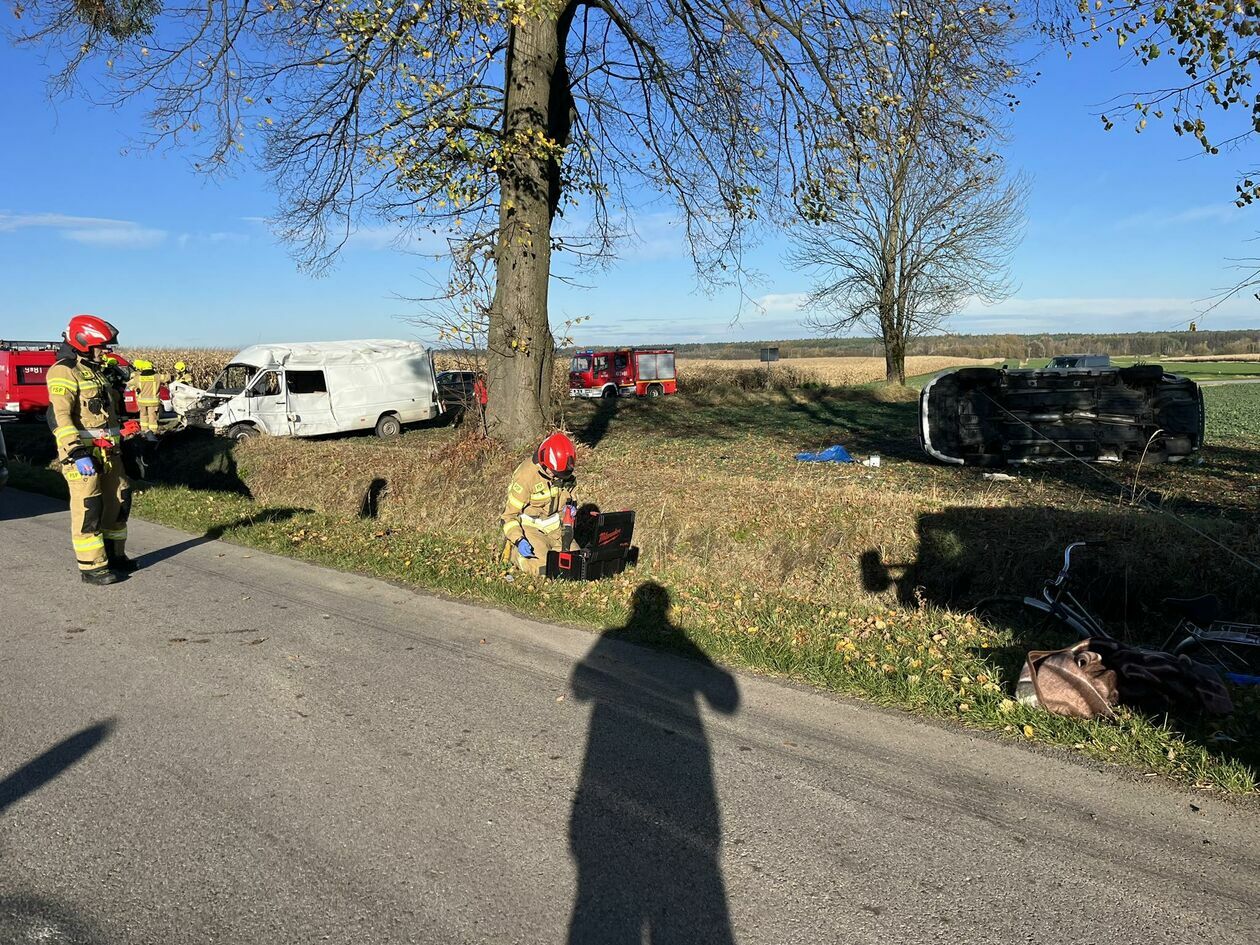  Wypadek w Kopyłowie (zdjęcie 3) - Autor: PSP Hrubieszów/FB