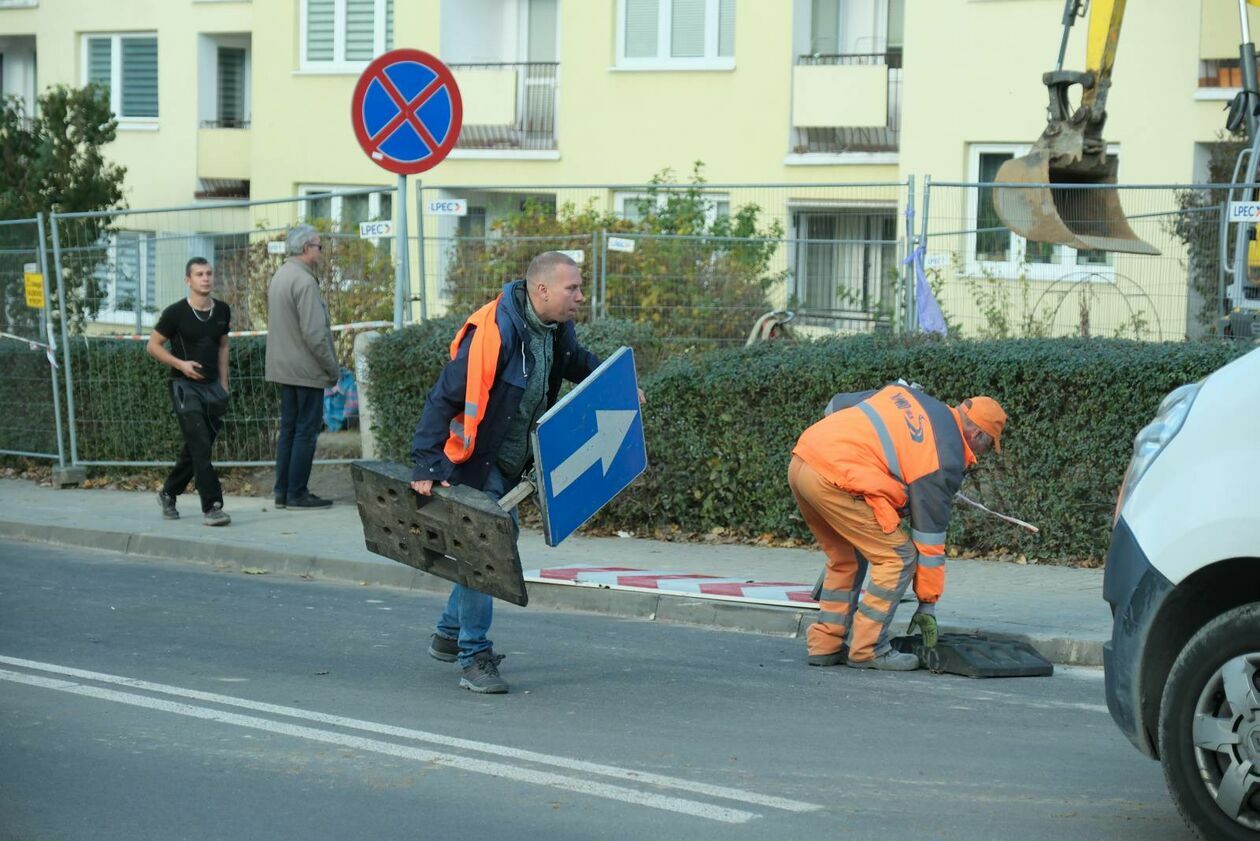 Ulica Popiełuszki już przejezdna