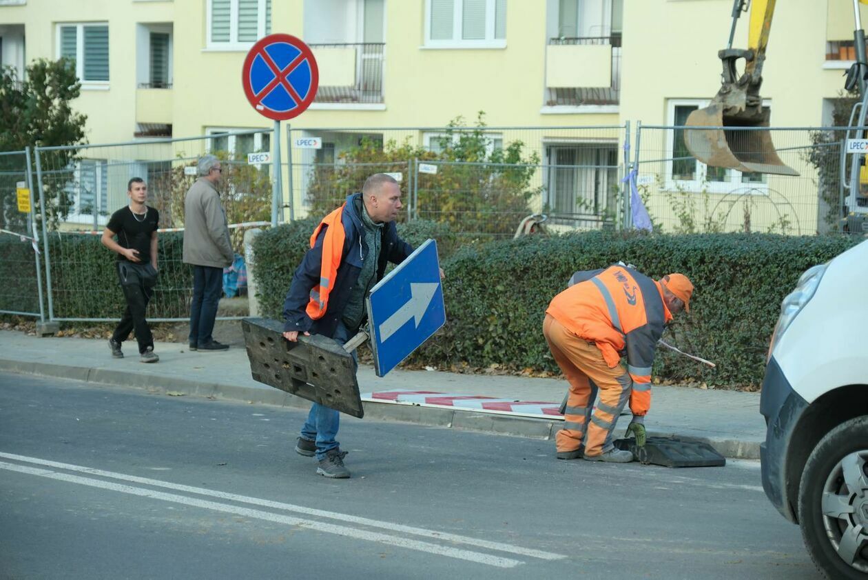  Ulica Popiełuszki już przejezdna (zdjęcie 2) - Autor: DW