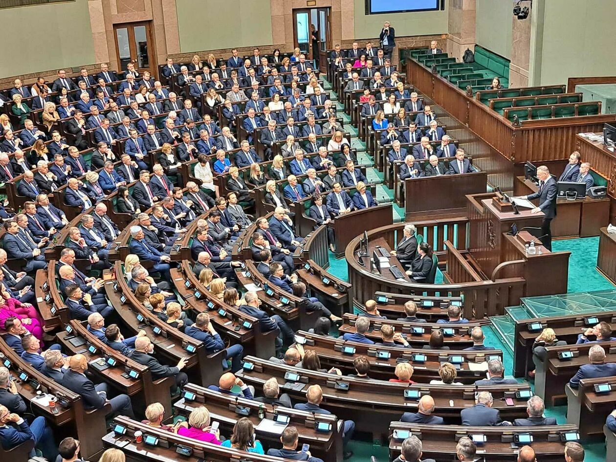 Pierwsze posiedzenie Sejmu  - Autor: BAS