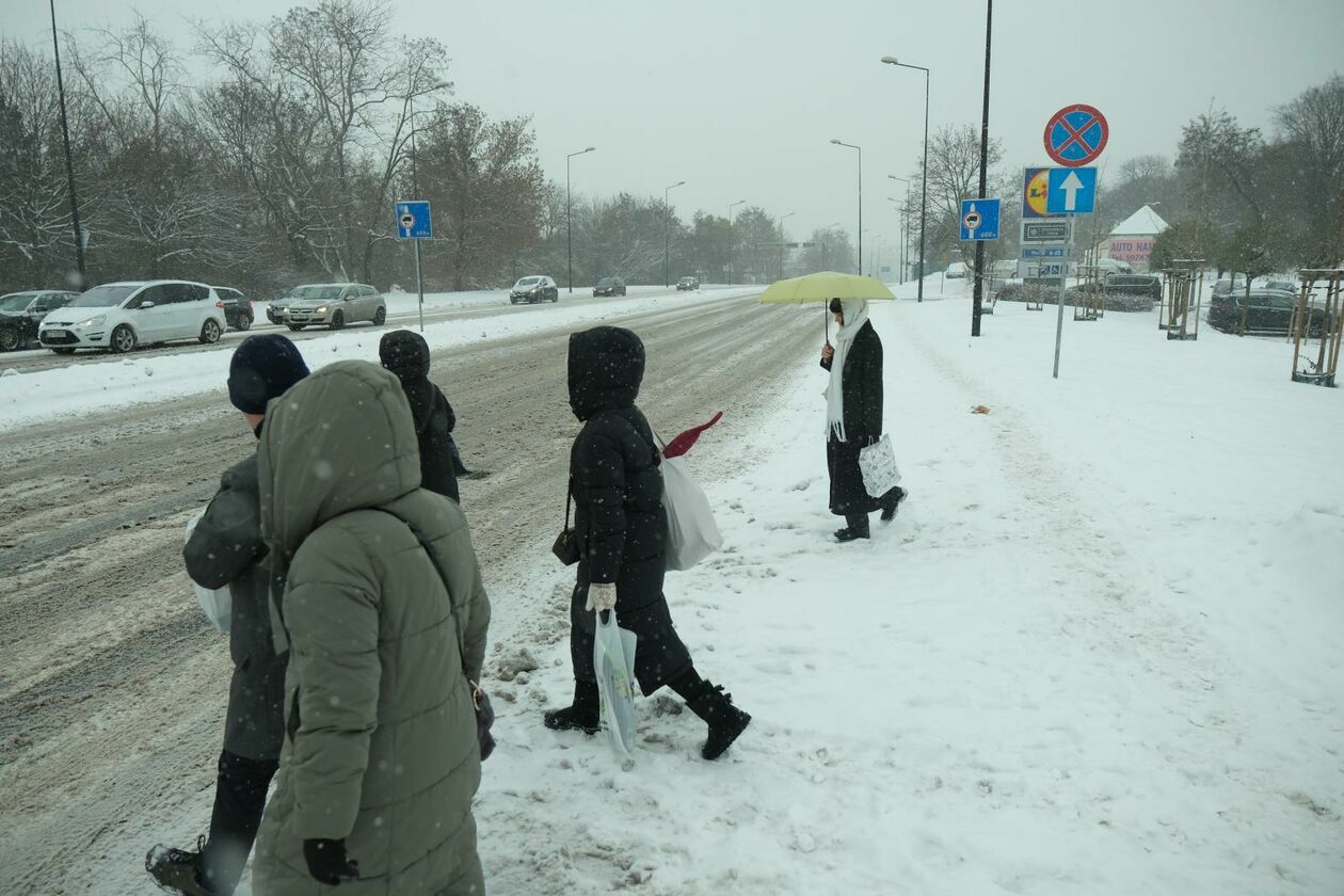  Atak zimy w Lublinie (zdjęcie 6) - Autor: DW