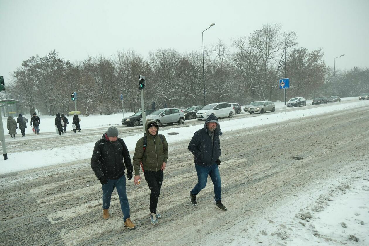  Atak zimy w Lublinie (zdjęcie 5) - Autor: DW