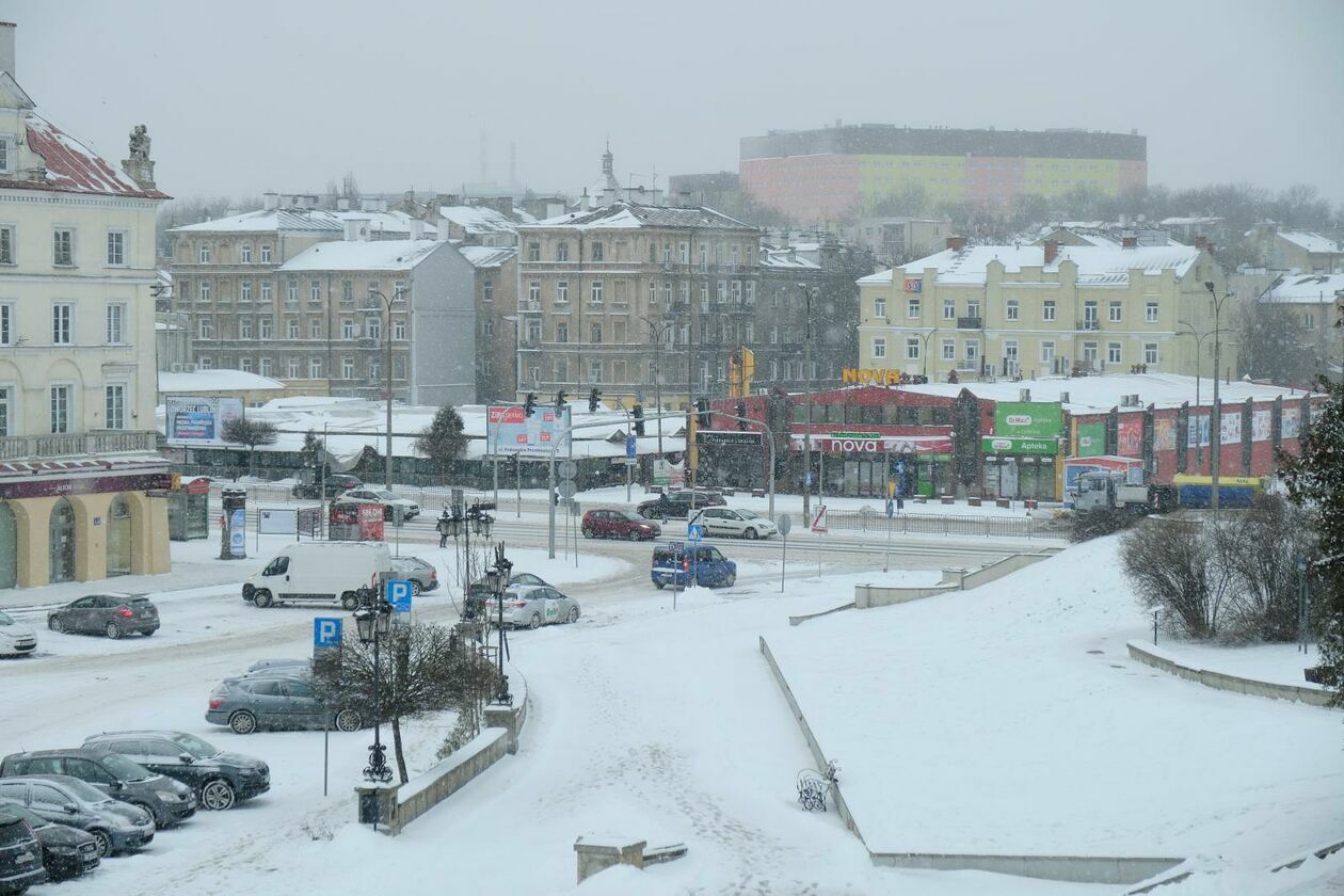  Lublin znowu pod śniegiem (zdjęcie 8) - Autor: DW