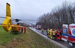 Wypadek na drodze wojewódzkiej 843 (zdjęcie 4)