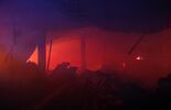 Pożar sklepu meblowego na ul. Łęczyńskiej (zdjęcie 2)