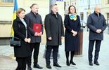 Odsłonięcie tablicy upamiętniającej nadanie Lublinowi przez Prezydenta Ukrainy Włodymyra Załenskiego (zdjęcie 5)