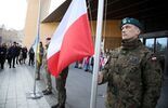 Podniesienie flag Polski i Ukrainy przed Konsulatem Ukrainy w Lublinie  (zdjęcie 3)