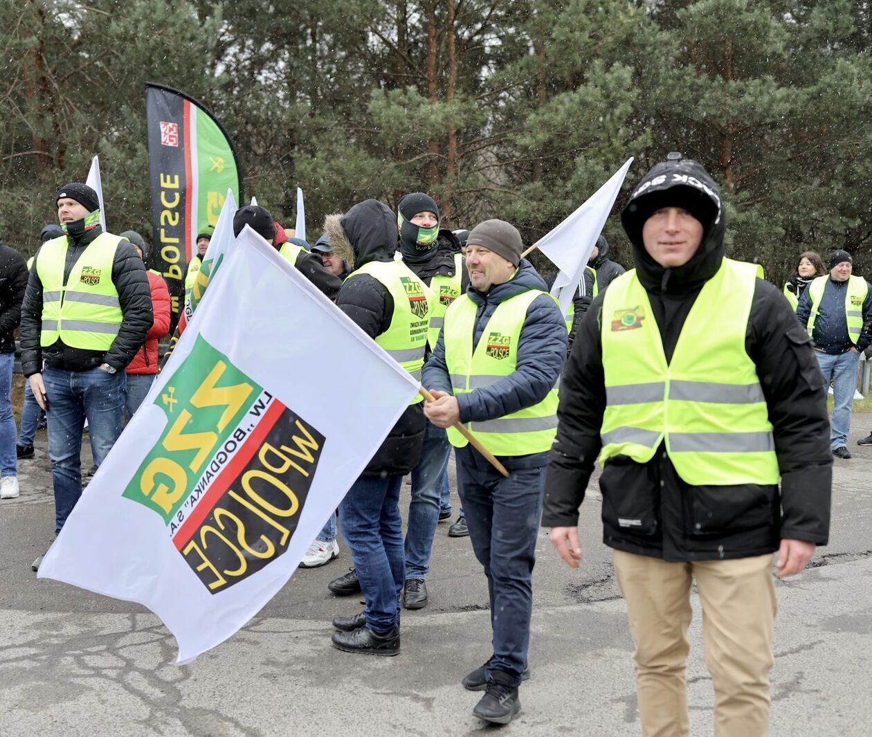  Pikieta górników w Bogdance (zdjęcie 6) - Autor: WD