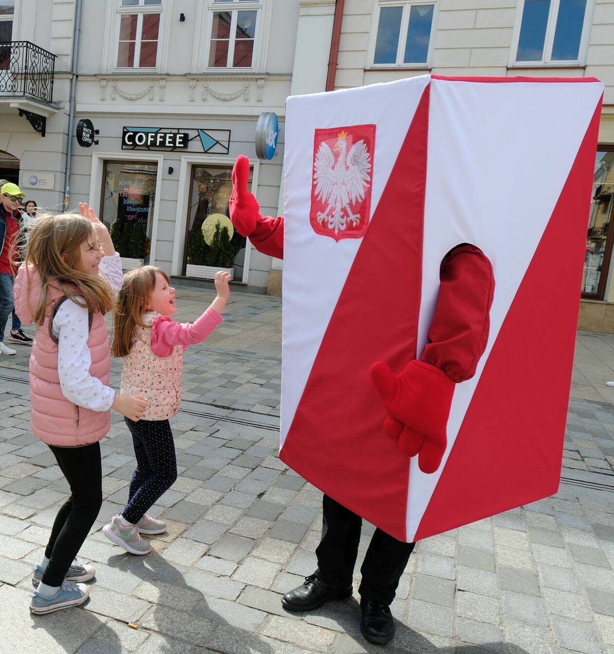  Licealiści zachęcali lublinian do udziału w niedzielnych wyborach (zdjęcie 11) - Autor: DW