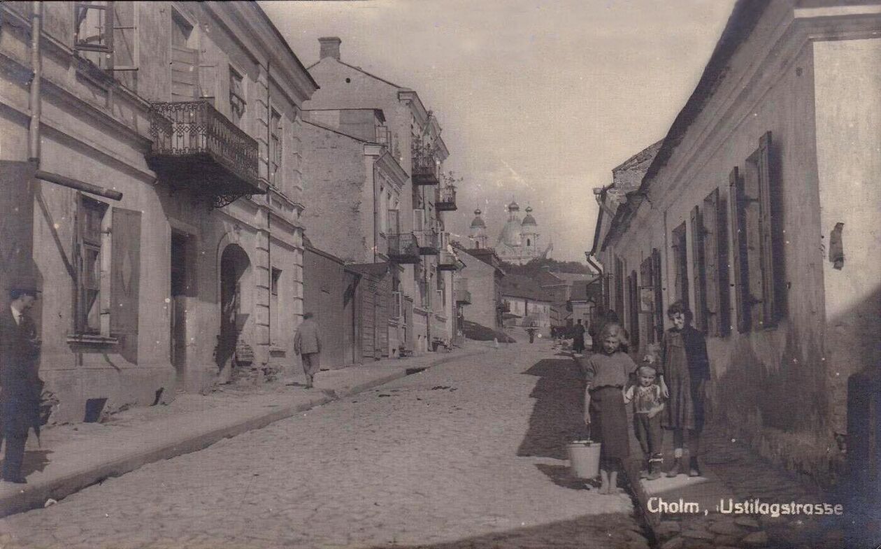  <p>Rok 1915. Ulica Uściługska.</p>