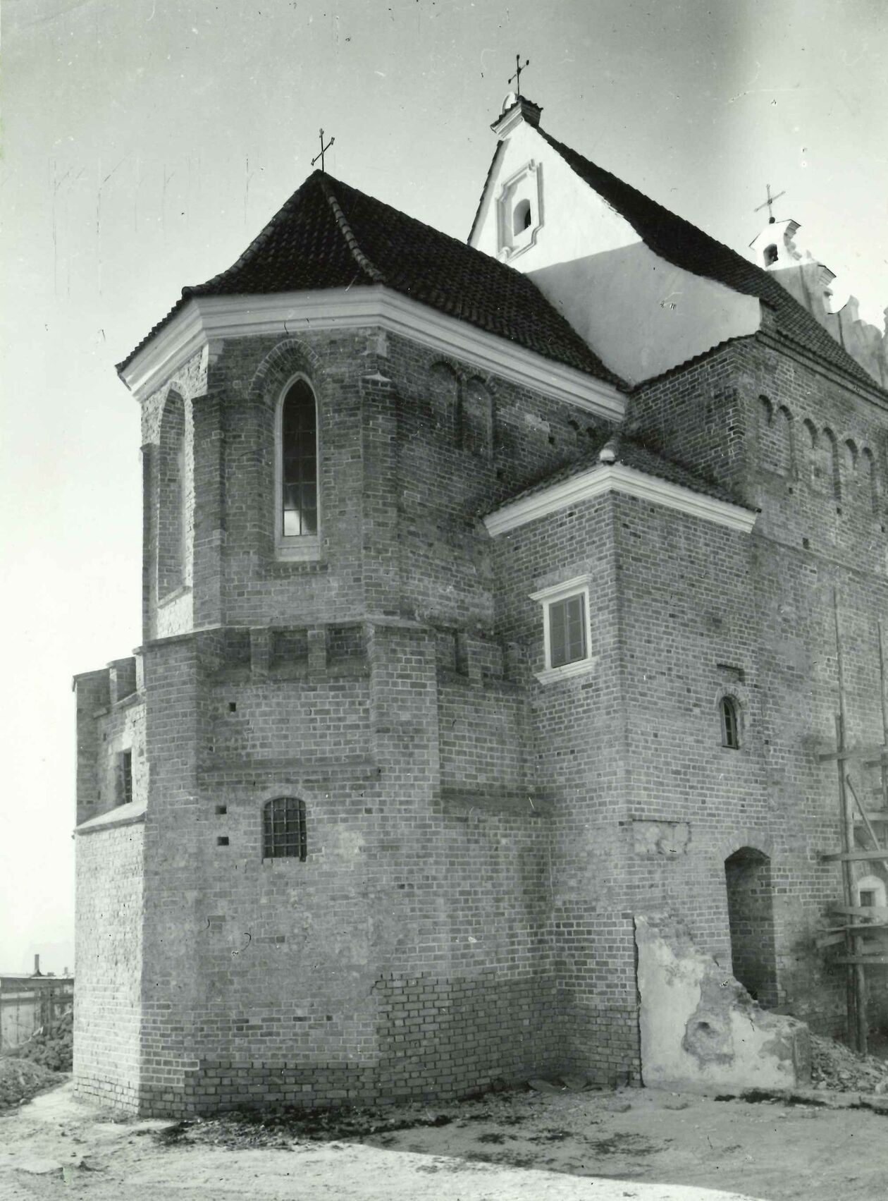  <p>Kaplica zamkowa w 1960 roku. Fot. J. Szandomirski, stan po regotyzacji. Fot. w archiwum WUOZ w Lublinie.</p>