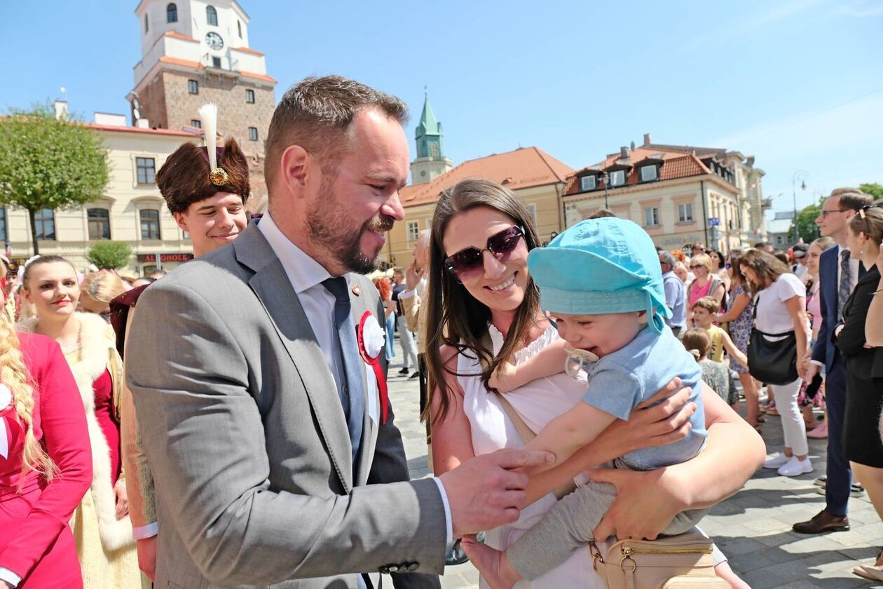  Lublin zatańczył polneza (zdjęcie 2) - Autor: DW