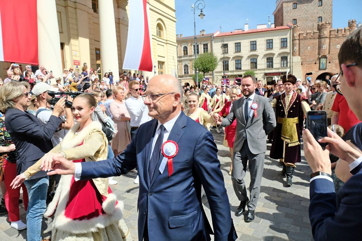  Lublin zatańczył polneza (zdjęcie 4) - Autor: DW