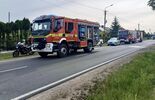 Wypadek na drodze krajowej nr 76 w miejscowości Wólka Zastawska (zdjęcie 3)