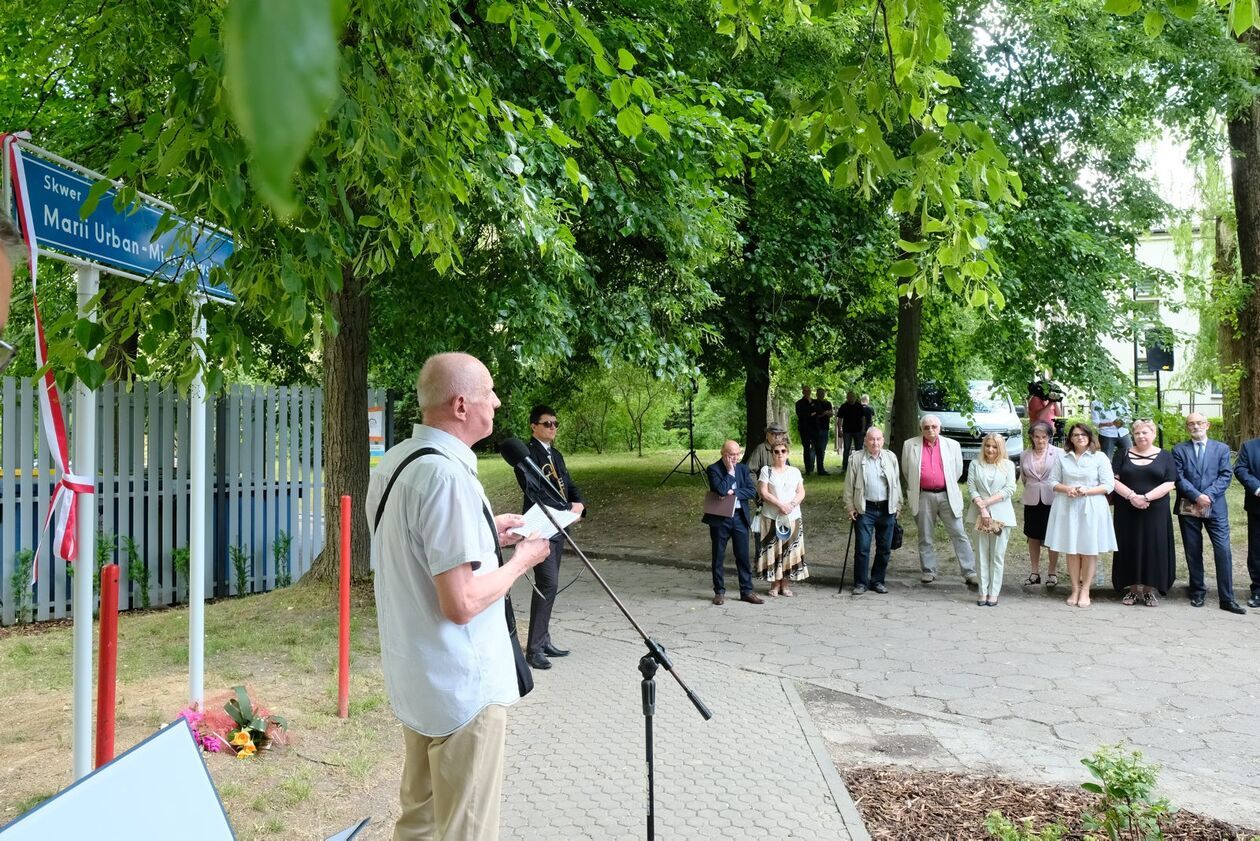  Otwarcie skweru na LSM im Marii Urban - Mieszkowskiej (zdjęcie 12) - Autor: DW