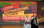 38. Międzynarodowe Spotkania Folklorystyczne: koncert galowy w Ogrodzie Saskim (zdjęcie 4)