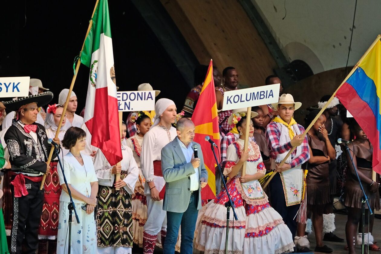 38. Międzynarodowe Spotkania Folklorystyczne: koncert galowy w Ogrodzie Saskim