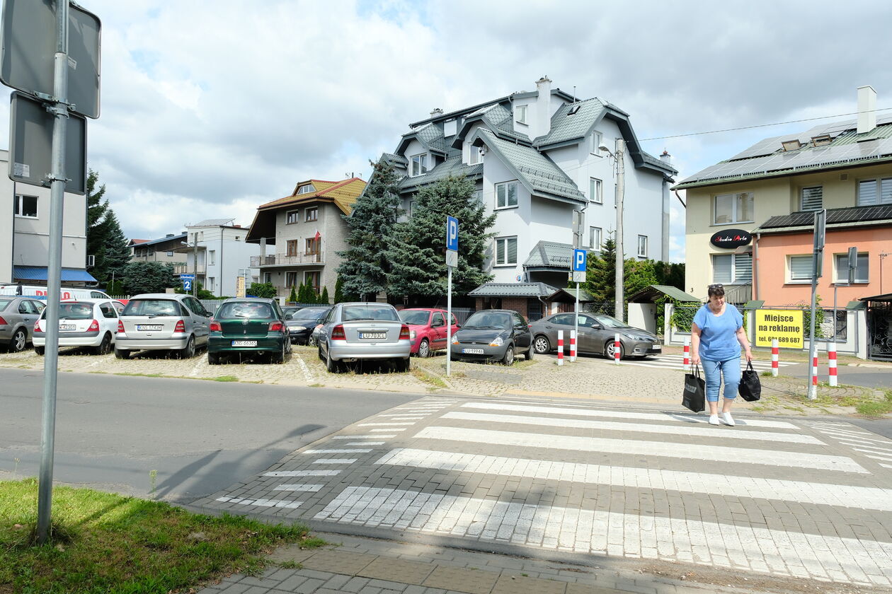 Parking przy ulicy Borelowskiego