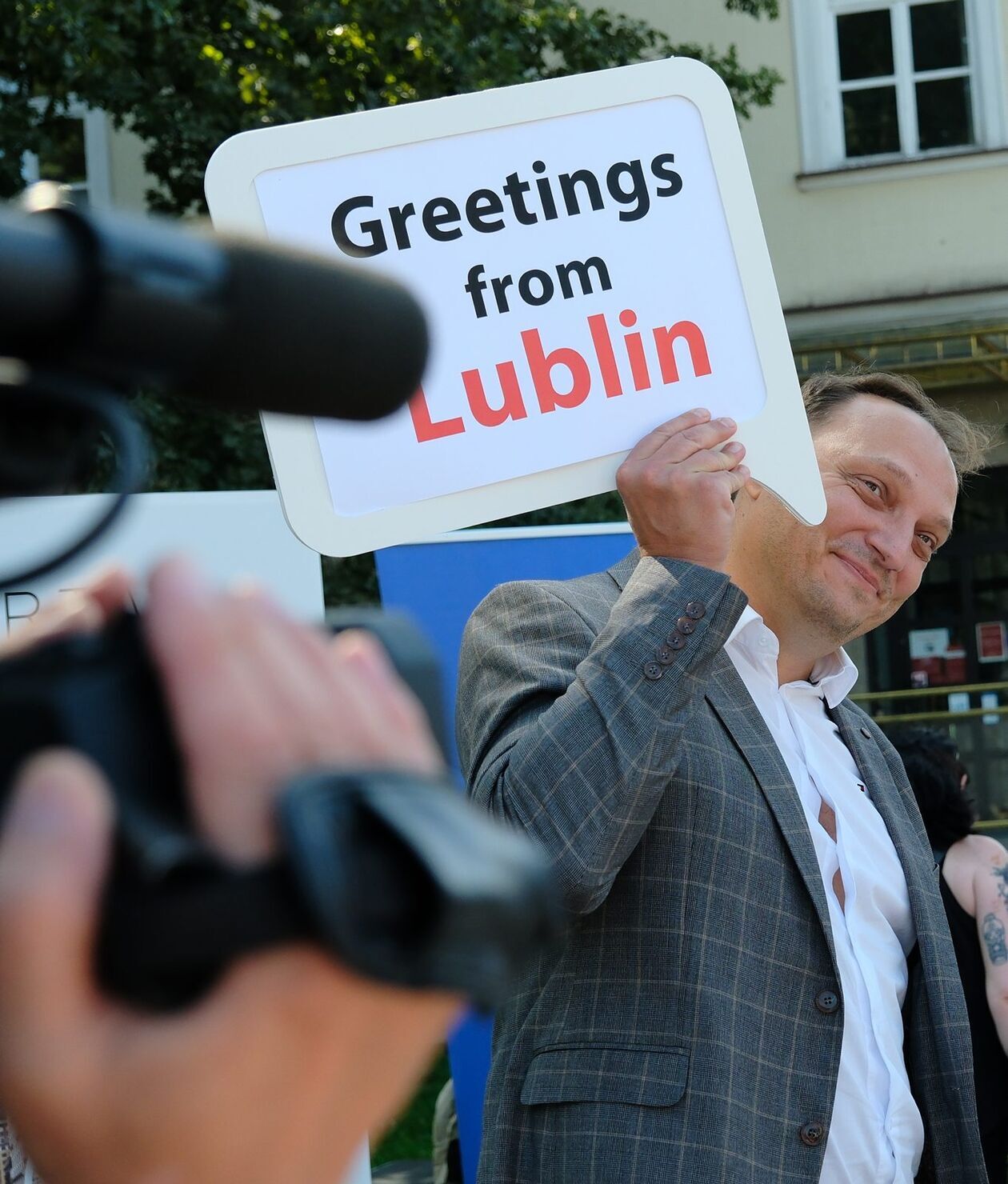  PORTAL połączył Lublin, Wilno, Dublin i Nowy Jork (zdjęcie 7) - Autor: DW