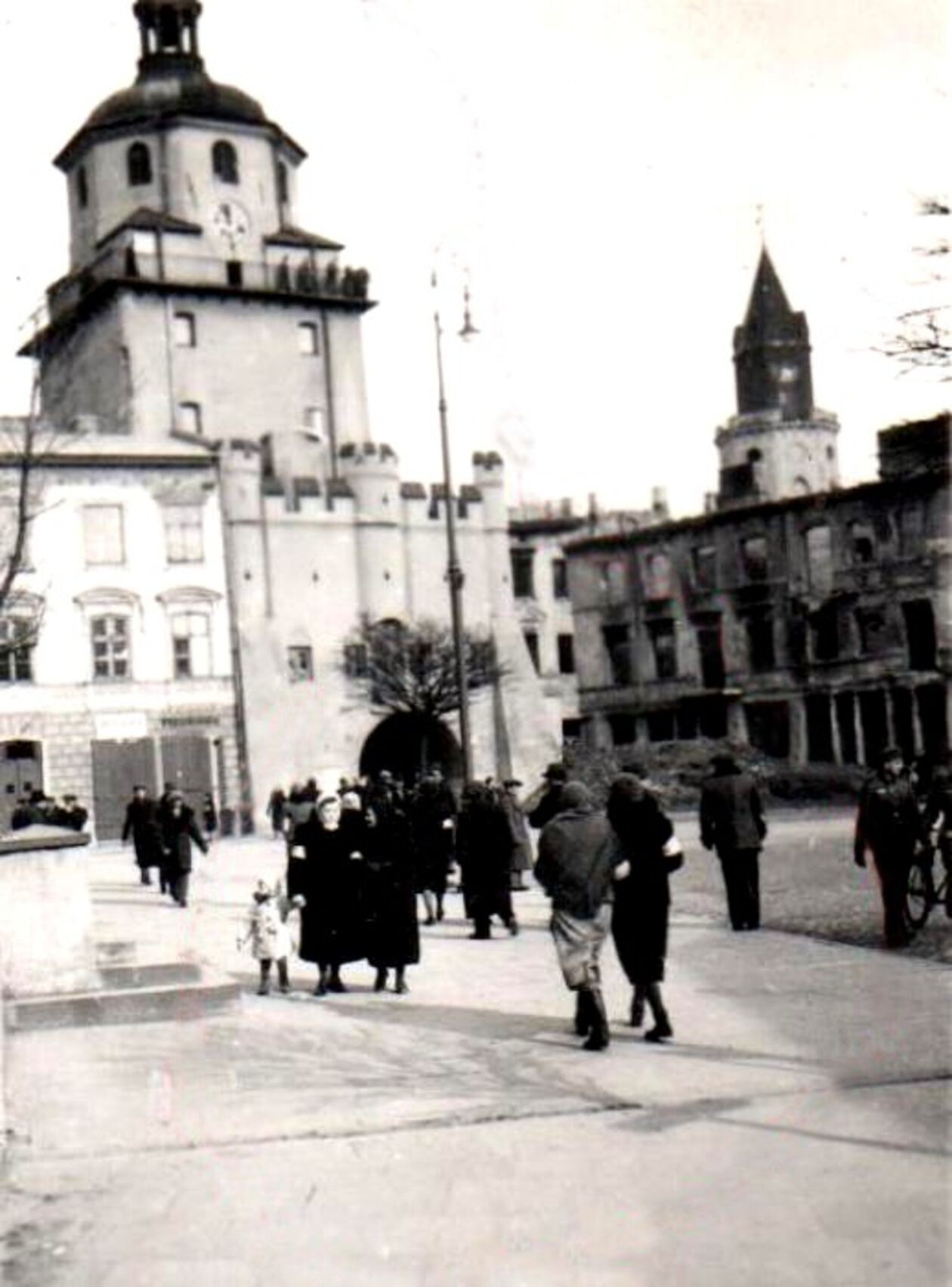  <p>Lublin w czasie II wojny światowej - Brama Krakowska.</p>