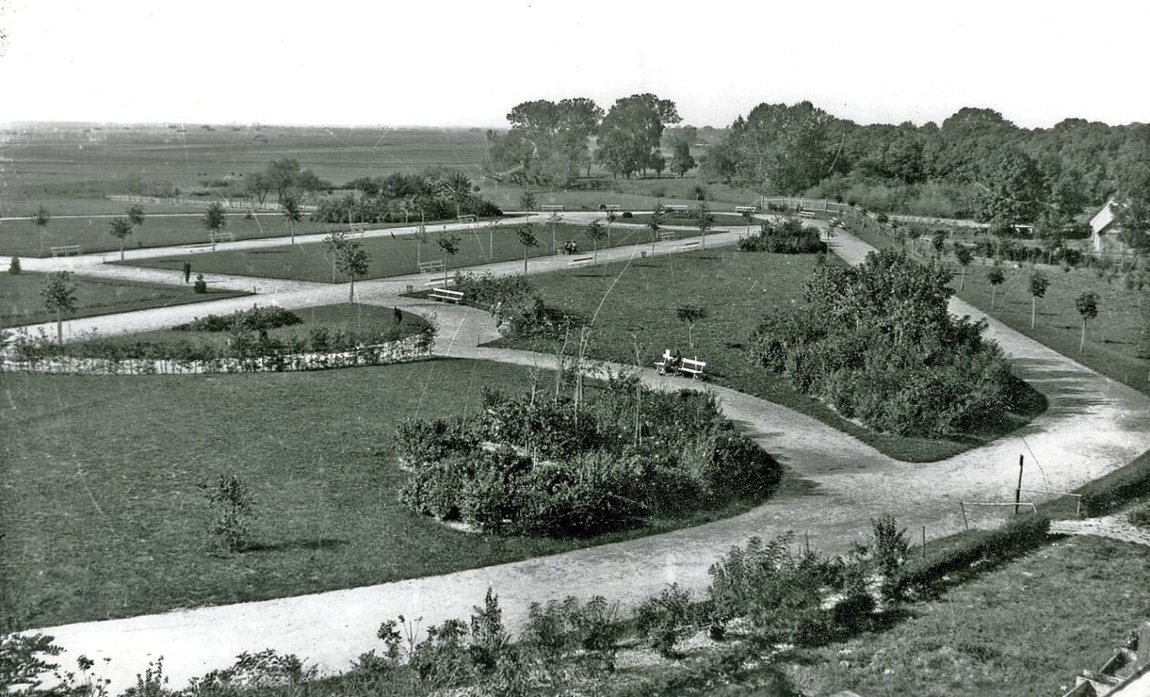  <p>Park miejski w Zamościu.</p>