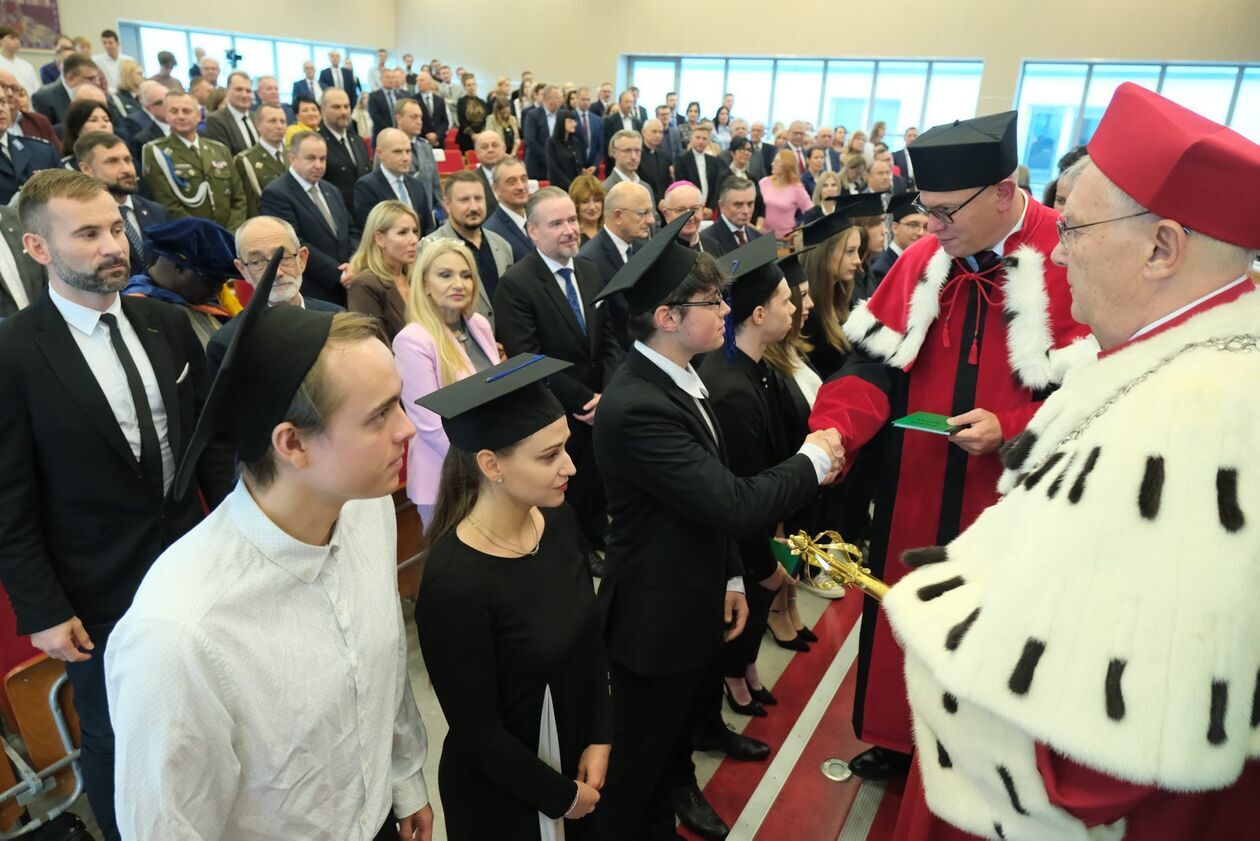  Inauguracja roku akademickiego w Lubelskiej Akademii WSEI (zdjęcie 28) - Autor: DW