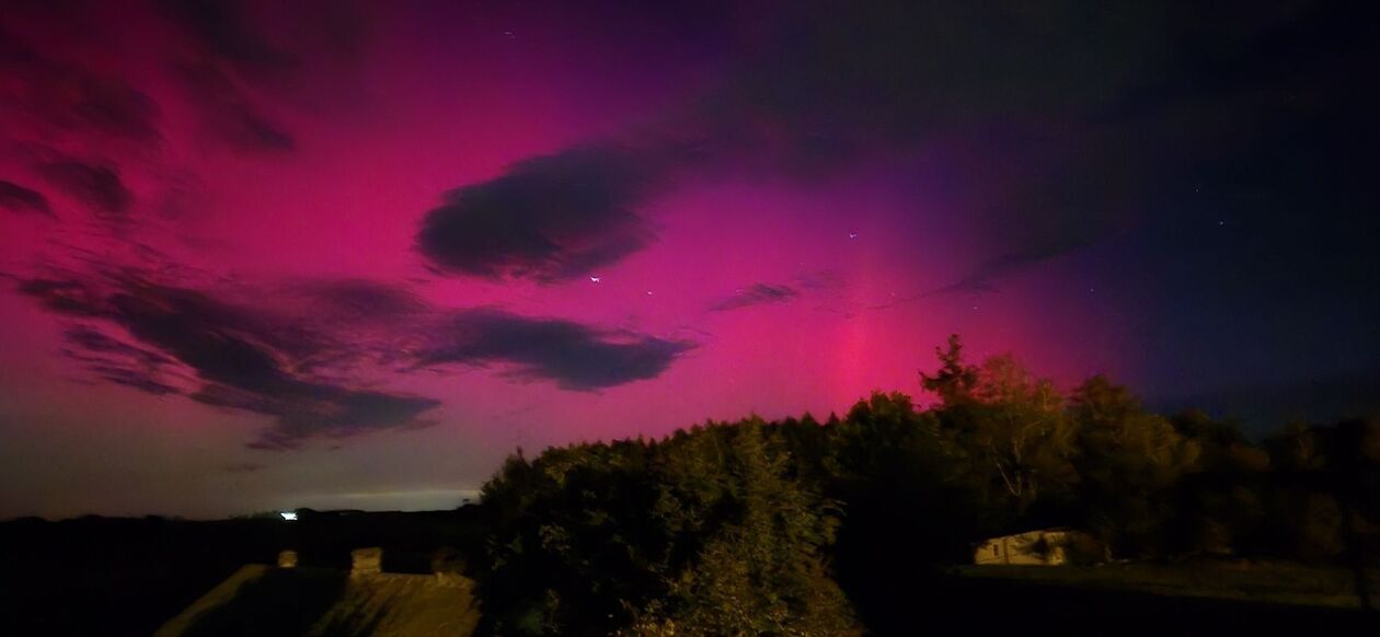 Zorza polarna w obiektywach naszych Czytelników - Autor: M. Zimny