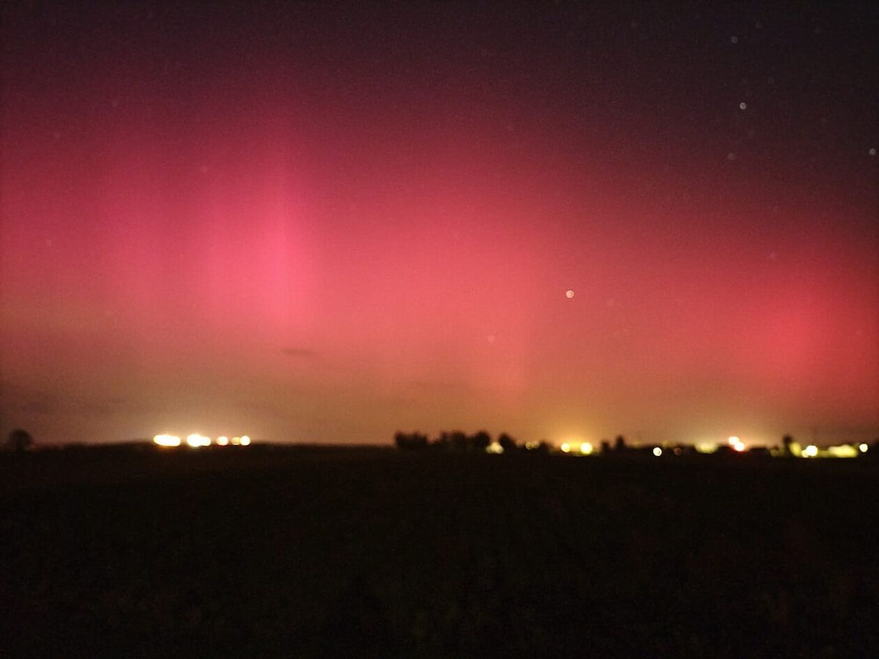  Zorza polarna w obiektywach naszych Czytelników (zdjęcie 7) - Autor: Piotr