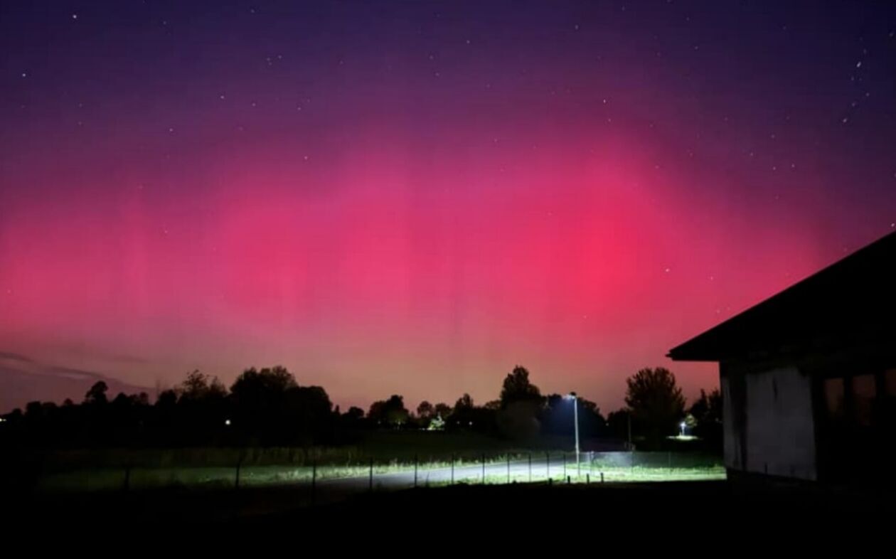  Zorza polarna w obiektywach naszych Czytelników (zdjęcie 6) - Autor: K. Kaukus