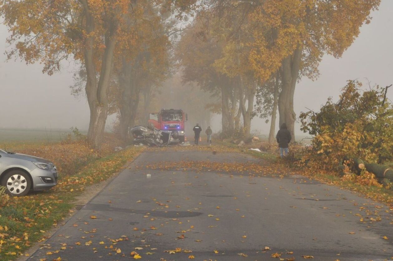  Wypadek w Żółkiewce (zdjęcie 1) - Autor: policja