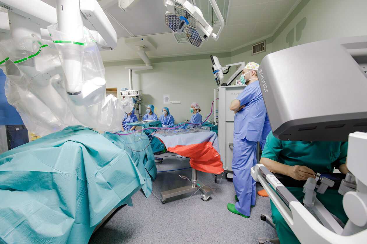  Operacja płuca z pomocą robota da Vinci w Uniwersyteckim Szpitalu Klinicznym nr 4 w Lublinie (zdjęcie 14) - Autor: Łukasz Głaczkowski/USK4