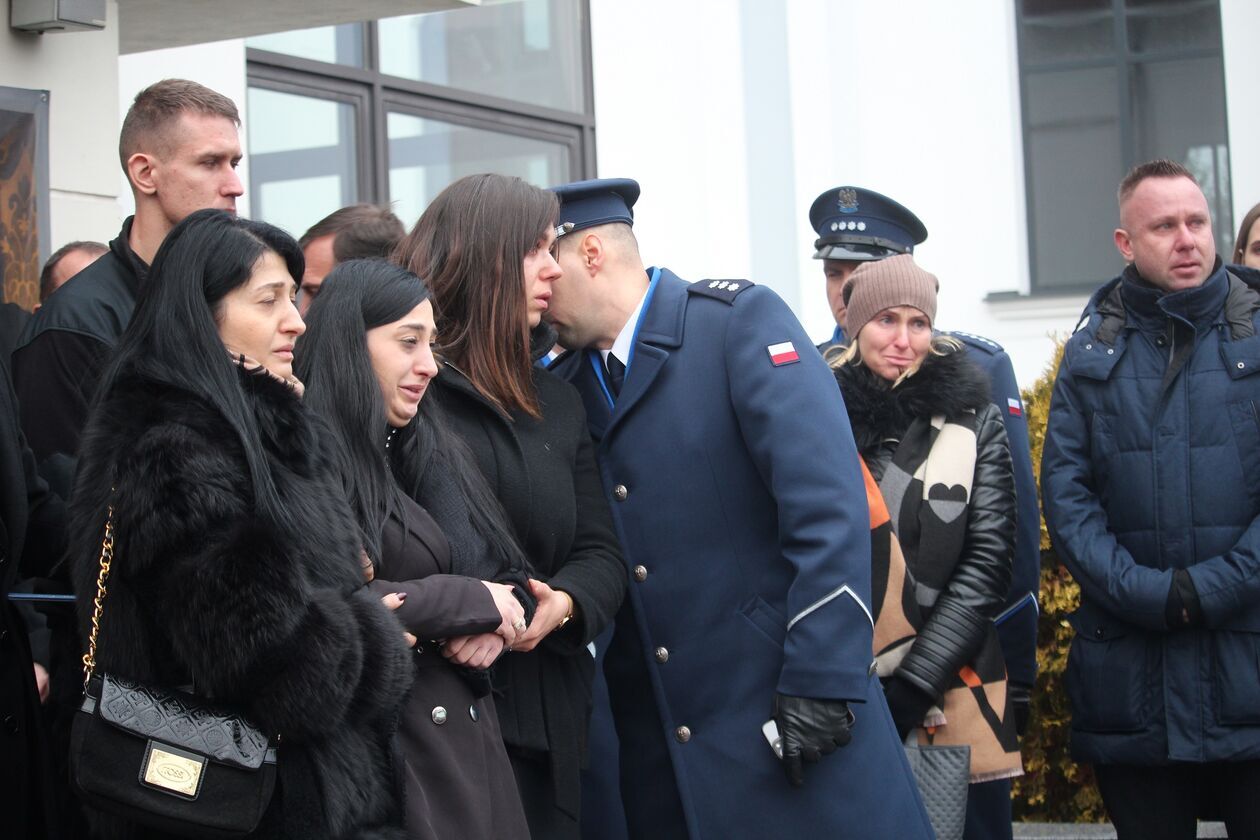 Pogrzeb policjanta Mateusza Biernackiego w Białej Podlaskiej  - Autor: EB