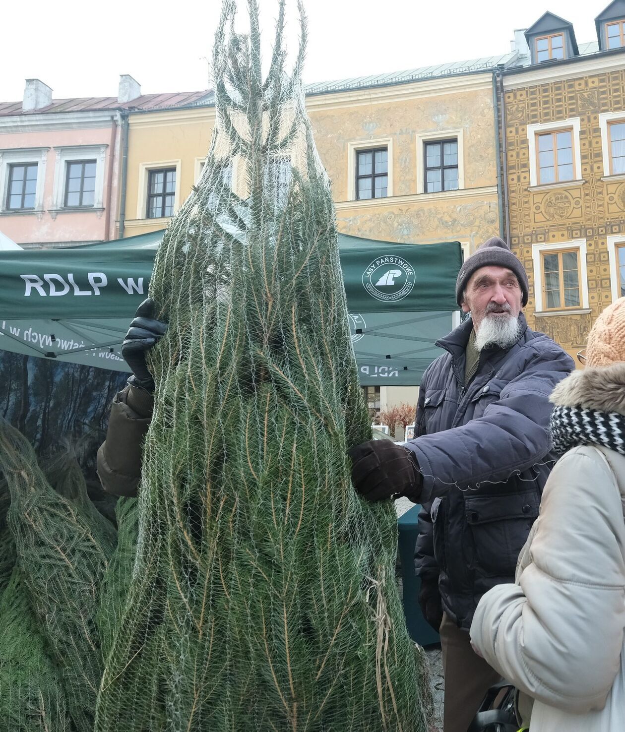 Jarmark bożonarodzeniowy na rynku Starego Miasta w Lublinie