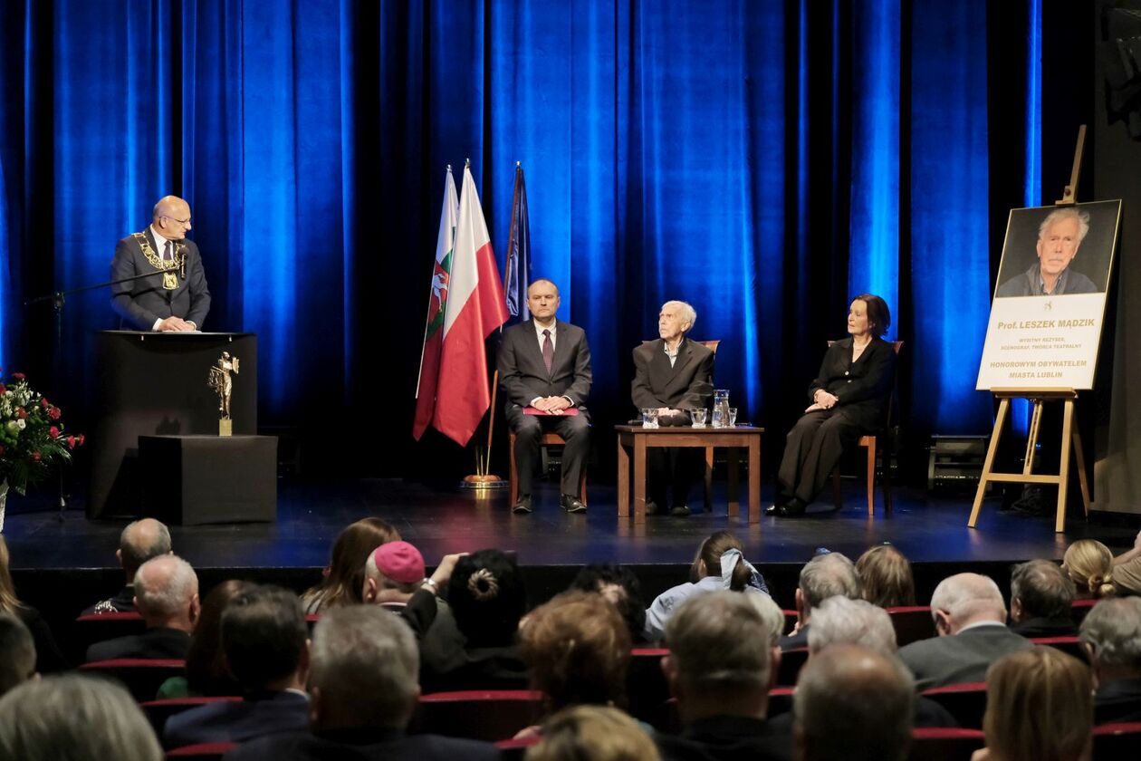  Profesor Leszek Mądzik Honorowym Obywatelem Lublina (zdjęcie 21) - Autor: DW