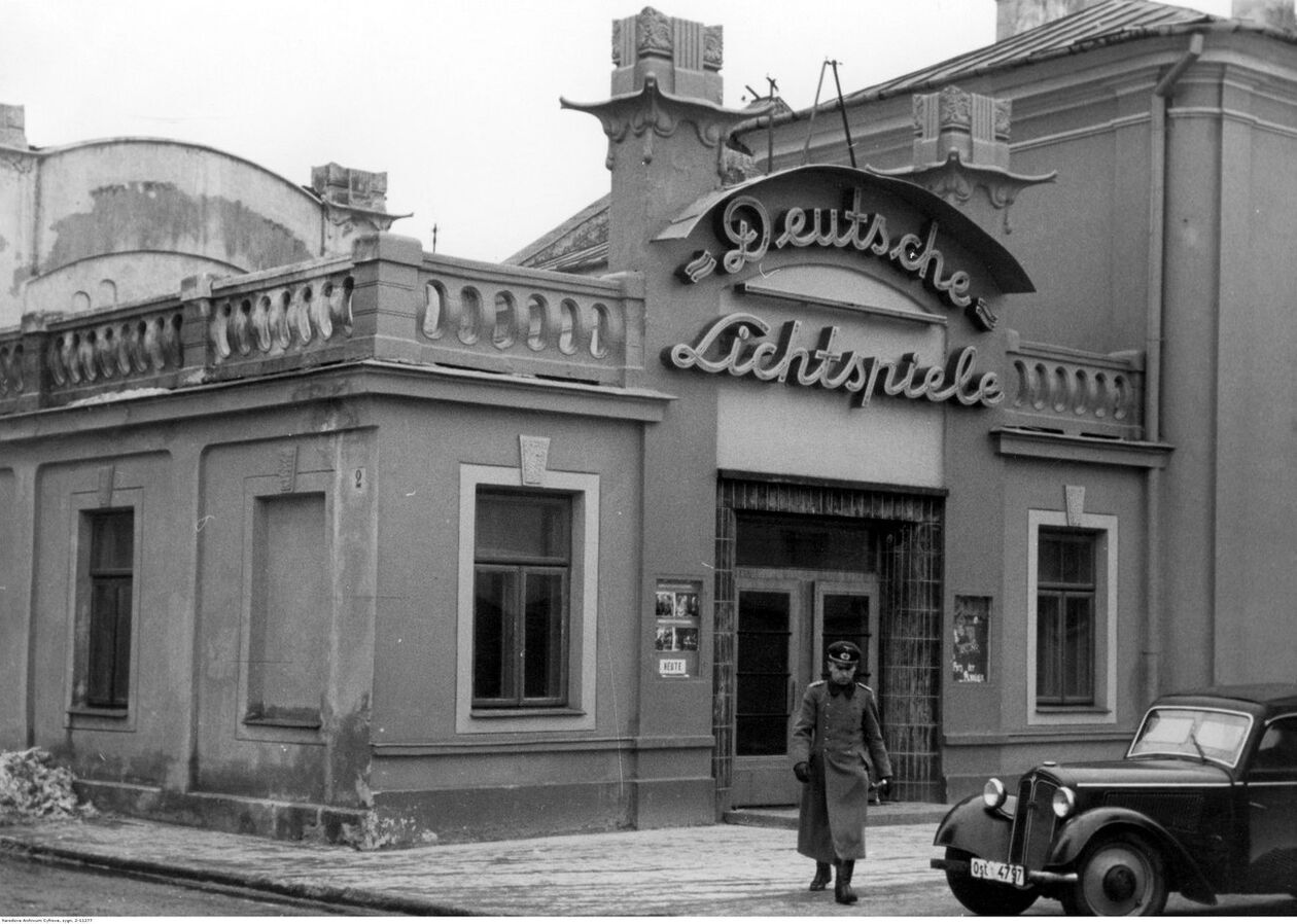 <p>Lubelskie kino podczas okupacji niemieckiej.</p>