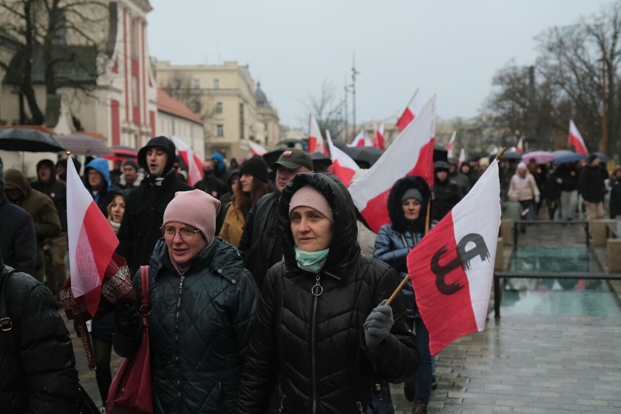  Marsz Pamięci Żołnierzy Wyklętych w Lublinie (zdjęcie 36) - Autor: DW