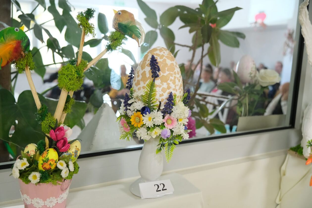 Przegląd stroików wielkanocnych w lubelskim DPS przy ul. Głowackiego 26a 