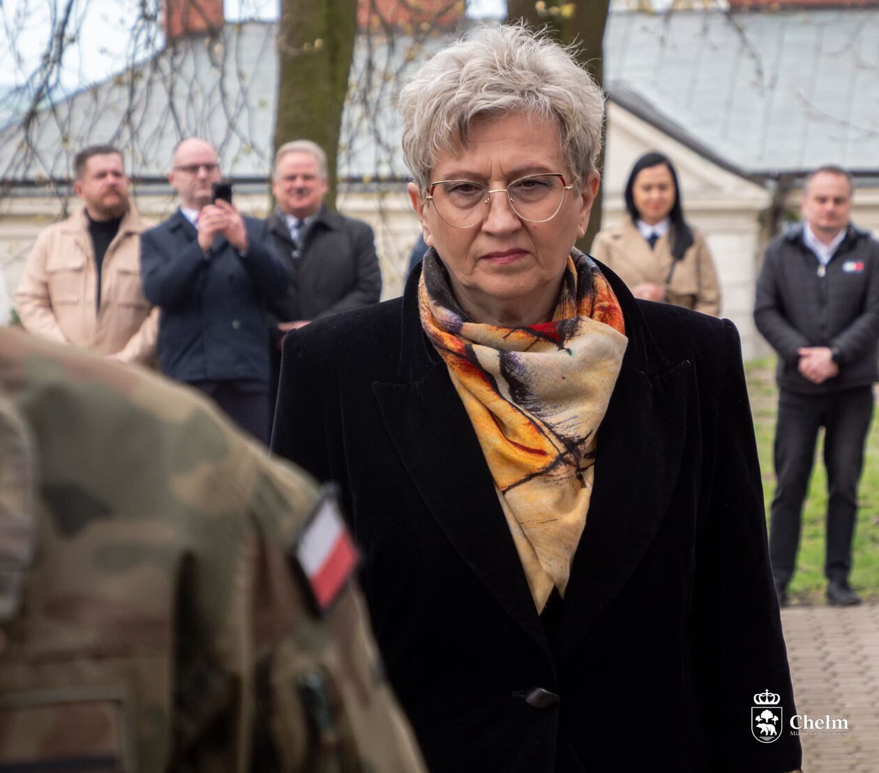  Uroczystości w Chełmie upamiętniające 85. rocznicę Zbrodni Katyńskiej oraz 15. rocznicę Katastrofy S (zdjęcie 13) - Autor: UM Chełm 