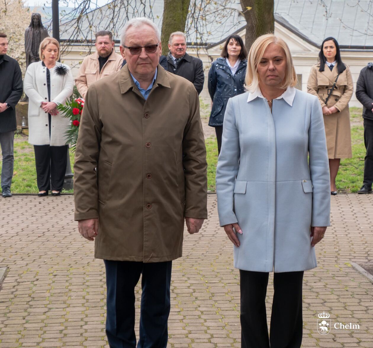  Uroczystości w Chełmie upamiętniające 85. rocznicę Zbrodni Katyńskiej oraz 15. rocznicę Katastrofy S (zdjęcie 12) - Autor: UM Chełm 