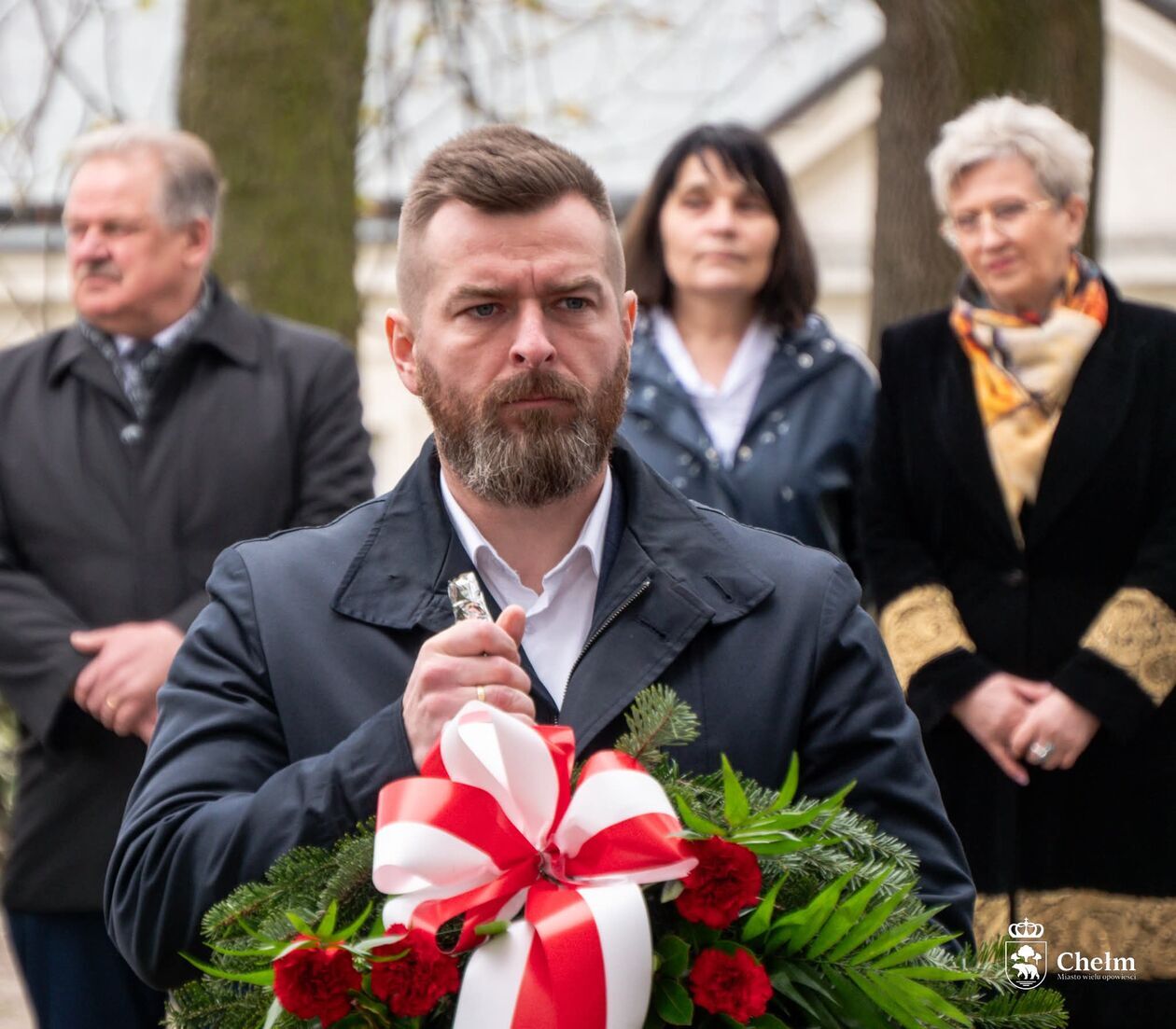  Uroczystości w Chełmie upamiętniające 85. rocznicę Zbrodni Katyńskiej oraz 15. rocznicę Katastrofy S (zdjęcie 10) - Autor: UM Chełm 