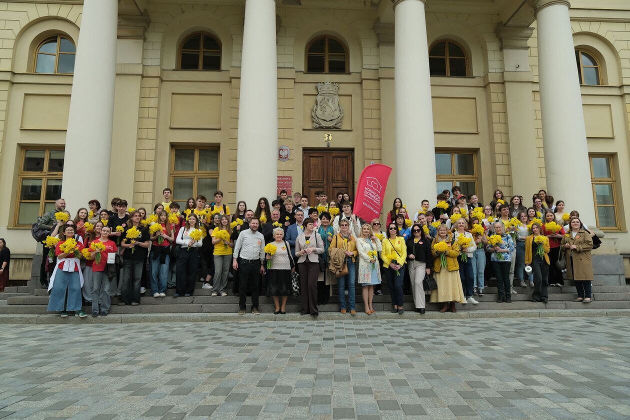  Marsz z żonkilami  Hospicjum Dobrego Samarytanina   (zdjęcie 13) - Autor: DW