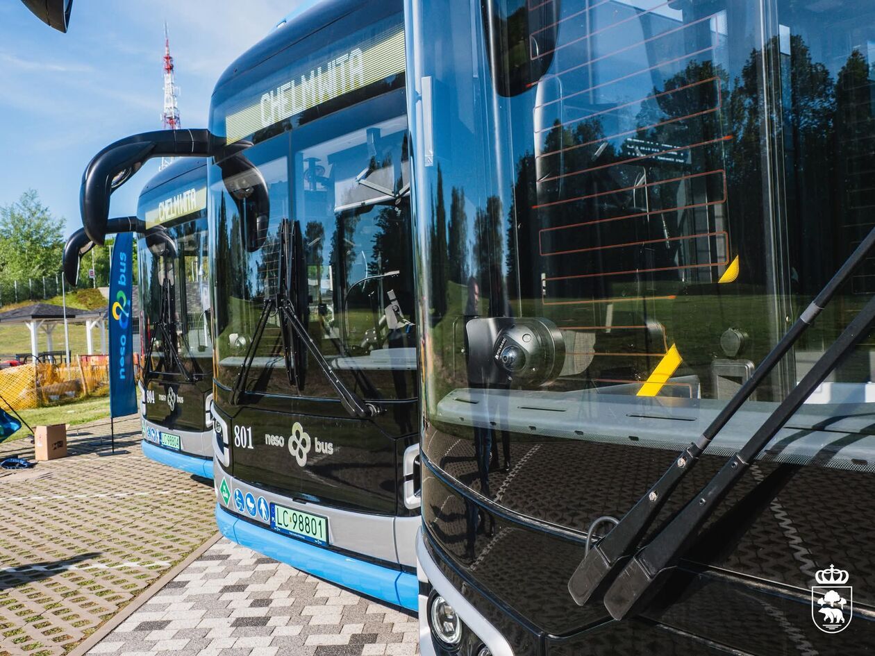  W Chełmie odbyła się oficjalna prezentacja pierwszych miejskich autobusów napędzanych wodorem   - Autor: UM Chełm 