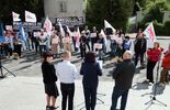 Protest pielęgniarek i pracowników Wojewódzkiego Szpitala Specjalistycznego. (zdjęcie 2)