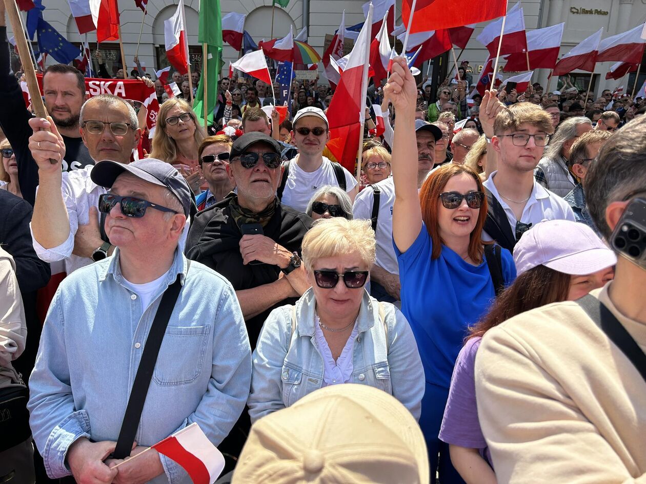  Lublin na marszu Rafała Trzaskowskiego (zdjęcie 4) - Autor: Facebook/Anna Augustyniak