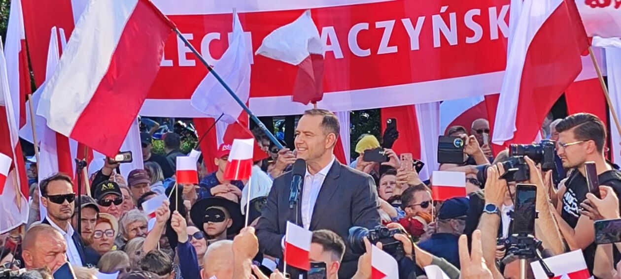  Karol Nawrocki w Białej Podlaskiej (30 maja)  - Autor: EB